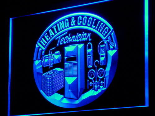 Heating & Cooling Technician New Neon Light Sign